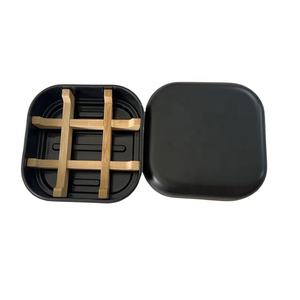 Pas de plastique bambou Fiber <span class=keywords><strong>Cube</strong></span> porte-<span class=keywords><strong>savon</strong></span> forme carrée voyage fermer couverture douche porte-<span class=keywords><strong>savon</strong></span> boîte - Product Image 2