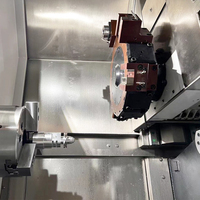 Tour à métaux CNC à 3 axes, à lit incliné, à broche unique, haute rigidité, TCK50A-500, haute précision, système FANUC, usage moyen, horizontal