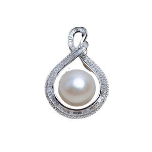 จี้เงินแท้ S925 อุปกรณ์ DIY สำหรับไข่มุก ขนาด 15-16 มม. ฐานรองสำหรับคอนซีลเลอร์ ผลิตภัณฑ์กึ่งสำเร็จรูปสำหรับงานเครื่องประดับ - Product Image 5