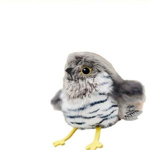 Juguete Inteligente para Gatos con Sonido de Pájaros, Juguete de Peluche de Gorrion Interactivo Automático con Sensor de Vibración para Gatitos - Product Image 1