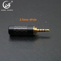 Adaptateur Stéréo Mâle YIVO HiFi Audio en Laiton Plaqué Or avec Coque en Fibre de Carbone 2,5 mm 3,5 mm Prise Jack Casque Prise en Charge OEM/ODM