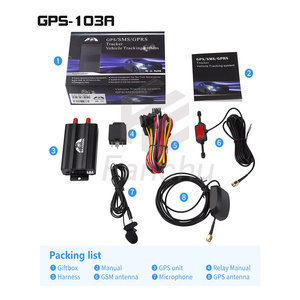 Rastreador <span class=keywords><strong>GPS</strong></span> TK103 Localizador <span class=keywords><strong>Vehicular</strong></span> en Tiempo Real Antirrobo con Corte Remoto de Combustible - Product Image 4