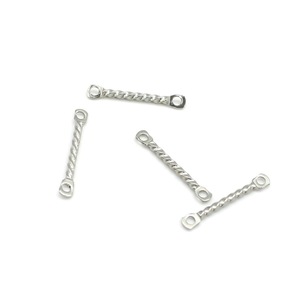 Accessoires de boucles d'oreilles en acier inoxydable, pendentif carré à double trou pour la fabrication de boucles d'oreilles, composants de bijoux DIY - Product Image 5
