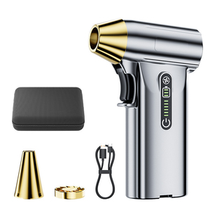 Mini ventilateur <span class=keywords><strong>turbo</strong></span> portatif en gros, souffleur d'air puissant, dépoussiéreur électrique noir 15W pour voiture - Product Image 3