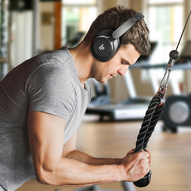 Tronsmart Sounfii Q20 Active Noise Cancellation Headphones High Quality Rename Wireless Air Max Buds Over Ear Studio Headphones