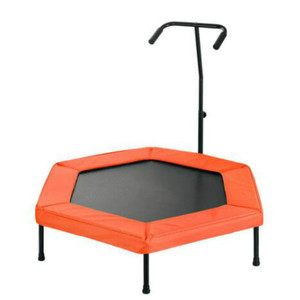 CreateFun 48 pulgadas 50 pulgadas 53 pulgadas de 55 pulgadas <span class=keywords><strong>Hexagonal</strong></span> Fitness trampolín <span class=keywords><strong>con</strong></span> <span class=keywords><strong>barra</strong></span> de la manija - Product Image 6