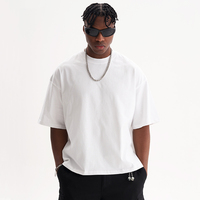 T-shirt Unisexe Oversize Décontracté de Haute Qualité, Coupe Courte, Anti-Plis, Col Rond, Vierge, Personnalisable, 260 Grammes, 100% Coton Tricoté Imprimé