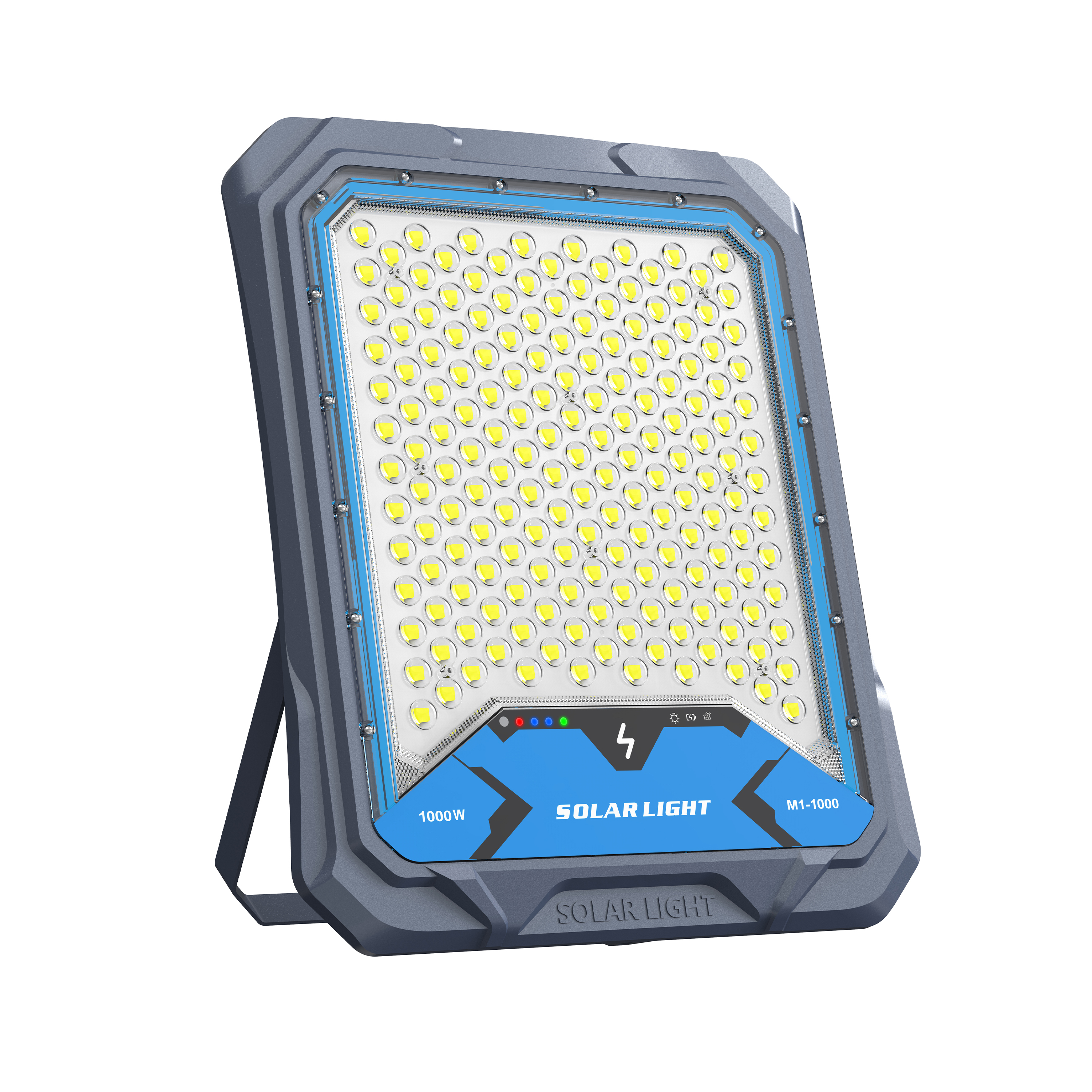 <strong>2026</strong> <strong>Solar</strong> DC 6V LED Residential IP66 Aluminum Blue Guardian with High CRI 95 Remote Control Motion Sensor <strong>1000W</strong>