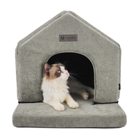 PEPPY BUDDIES NOUVEAU DESIGN HAUTE QUALITÉ BASE EN MOUSSE DE 5 CM D'ÉPAISSEUR IMPERMÉABLE ANTI-GLISSE CONFORTABLE NACRE POUR PETITS ANIMAUX ET CHATS