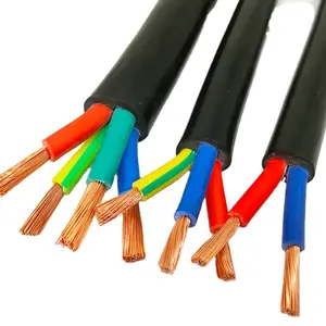 300/500V IEC 53 YZ IEC 57 YZW câble en caoutchouc flexible de service ordinaire 0.75mm2 1mm2 1.5mm2 2.5mm2 câble en caoutchouc multiconducteur