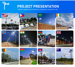 Prix de Gros Promotionnel : Lampadaire Solaire Robuste 100W 200W 300W Résistant aux Typhons pour les Philippines et l'Asie du Sud-Est - Product Image 4