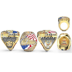 Anillo de campeonato de aleación personalizada para hombre, joyería de alta calidad, anillo de moda al por mayor - Product Image 4