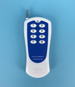 รีโมทคอนโทรลไร้สาย 8 ปุ่ม, รีโมทคอนโทรลแบบสติ๊กเกอร์ 8 ปุ่ม, รีโมทคอนโทรล 315MHz 433MHz รุ่น AP1000-8B - Product Image 2