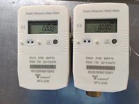 Compteur d'eau ultrasonique domestique haute précision en laiton OEM intelligent 4G LoRaWAN GPRS Lora Modbus RS485 IP68 prépayé en option