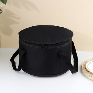 Borsa Termica Rotonda Isolante per Torte, Contenitore Termico Riutilizzabile per Dolci, Borsa Frigo Pieghevole per Casseruole - Product Image 5