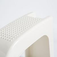 Repose-pieds de douche en plastique, antidérapante, ergonomique, surface de pente