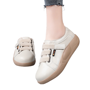 Zapatillas Blancas con Plataforma para Mujer, Estilo Retro Otoñal 2026, con Cordones, Parte Superior de Malla, para Correr y Caminar - Product Image 1