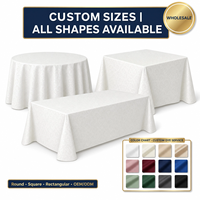 Nappe en coton jacquard durable, motif classique, pour restaurant, café, banquet, événement
