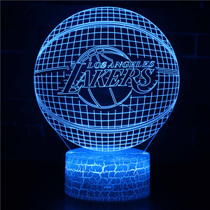 ไฟกลางคืน3D ชุดบาสเกตบอล <span class=keywords><strong>NBA</strong></span> LED พร้อ<span class=keywords><strong>ม</strong></span>ระบบควบคุม<span class=keywords><strong>แบ</strong></span>บสัมผัสของขวัญเทศกาลสร้างสรรค์ทำจากอะคริลิค - Product Image 3