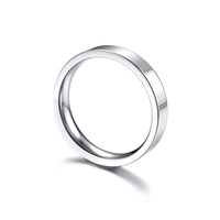 Minimalist ische Ewigkeit Roségold Damen zierliche Finger benutzer definierte Ring Rohlinge Gravur Großhandel Edelstahl Schmuck ringe