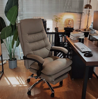 Chaise de bureau moderne et élégante, chaise de gaming ergonomique pivotante, chaise d'ordinateur pour la maison, comme s'il s'agissait d'être allongé sur un canapé, chaise de direction