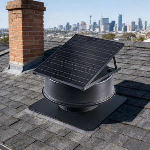 Eco-Solar Powered HVAC Systems Desert Air Cooler Roof Exhaust Fan Blower March Promotion Wholesale Solar Powered Roof Ventilatio - Product Image 1