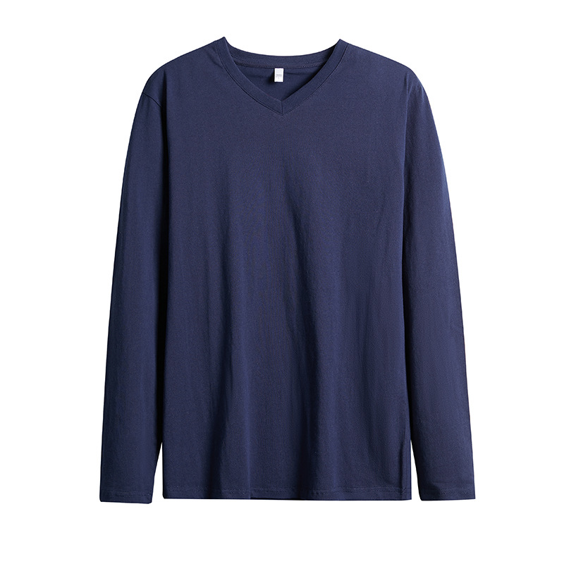 Long sleeve v neck cyan