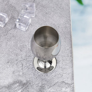 Logo personalizzato Mini <span class=keywords><strong>bicchiere</strong></span> da vino da 60ml 304 in acciaio inossidabile piccolo <span class=keywords><strong>calice</strong></span> infrangibile - Product Image 6