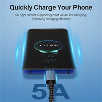 Câble de charge PD 240W, 8K 60Hz, USB4, transfert de données 40 Gbps, câble de charge rapide pour Thunderbolt 4, Macbooks, iPad Pro, Hub, Docking