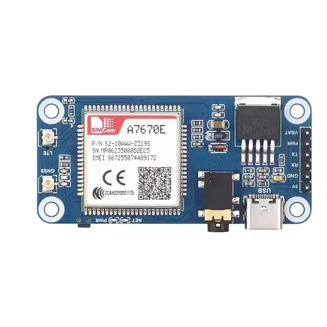 Raspberry Pi GSM/GPRS/GNSS Location Expansion Board A7670E Module Cat-1/2G Internet Access