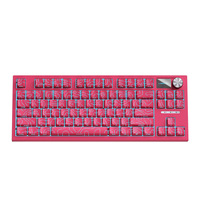 Clavier mécanique Langtu LT84 à touches interchangeables à chaud, clavier filaire pour PC, touches imprimées sur le côté