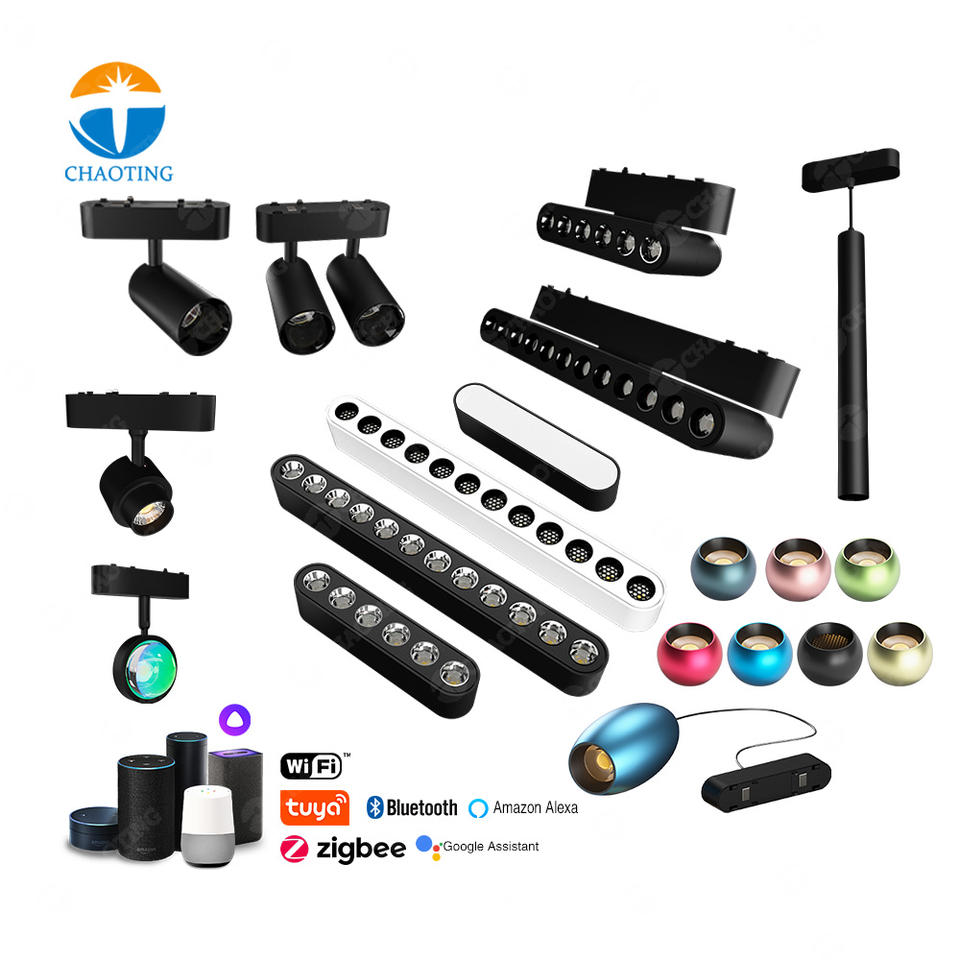 Smart Track Lights DC48V Mini Focus Adjustable Dimmable Cob Track ...