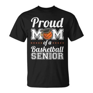 Camiseta para mamá orgullosa de un estudiante de último año de baloncesto 2025 - Product Image 1