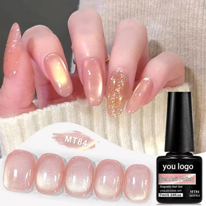 Neuheiten 7ml Soak-Off UV/LED Gel Nagellack Wasserlicht Katzenaugen Magnetgel Nagellack - Product Image 2
