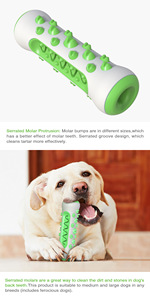 Juguete para Perros, Hueso de Limpieza Dental Resistente a Mordidas, Cepillo de Dientes TPR, Suministros para Mascotas, Varilla Molar - Product Image 3