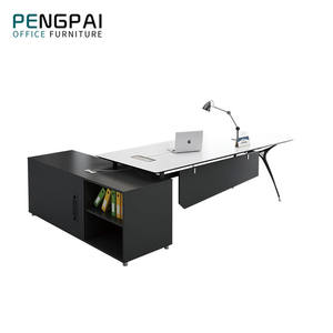 <span class=keywords><strong>Scrivania</strong></span> da Ufficio in Legno Ecologica dal Design Moderno e Forma Essenziale per Uso Commerciale - Product Image 3