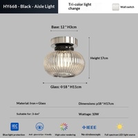 Lampe suspendue de chevet de chambre à coucher en bois de noyer style vintage, lampe de table créative de designer avec cordon suspendu en verre protectrice pour les yeux