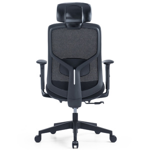 Juego de silla y mesa de oficina moderna de mediados de siglo, silla clásica plegable negra con silla de malla elevadora sintética de cuero genuino - Product Image 4