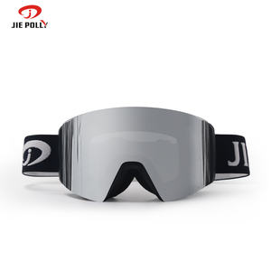 نظارات رياضية ثلجية فاخرة مضادة للضباب بشعار OEM مخصص وعدسات مغناطيسية خارجية ملونة بالضوء نظارات تزلج Otg معدات التزلج على الجل - Product Image 3