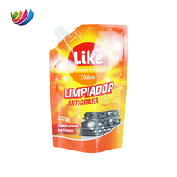 Sac de détergent à lessive en plastique personnalisé pochette d'emballage pour savon liquide pochette debout pour détergent à lessive liquide avec bec verseur