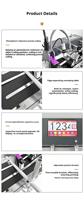 Machine d'impression jet d'encre industrielle de bureau avec codage électrique, alimentation automatique, haute productivité, pour codes QR/de barres sur cartons et papier