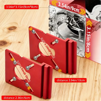 Adaptateur de rail de guidage pour rainures de fraisage linéaires, support auxiliaire en alliage d'aluminium avec butée, outils de menuiserie