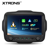Estéreo para Auto Linux de 9 Pulgadas para Jeep Renegade 2015-2020, CarPlay Inalámbrico, Android Auto, Pantalla QLED, DSP, Entrada y Salida RCA, XTRONS