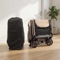 Poussette de voyage homologuée pour cabine, nouvelle conception, certifiée EN, taille compacte, légère, pour utilisation en avion
