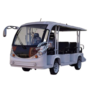 Custom Painted 15 Seater Electric Sightseeing <b>Coach</b> City Tourism Official Passenger Vehicle - Product Image 1