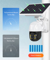 Cámara de Seguridad IP Inalámbrica ICSEE, Energía Solar Inteligente, Wifi 2.4G, Batería, PTZ, Exterior, Tipo Domo, 3MP