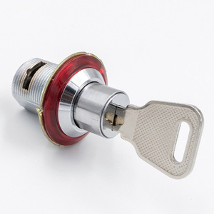 Zinc Alloy <b>Push</b> <b>Button</b> <b>Lock</b> Cylindrical Telescopic Spring <b>Lock</b> Cabinet <b>Door</b> Mortise <b>Lock</b> Industrial Design Durable - Product Image 2