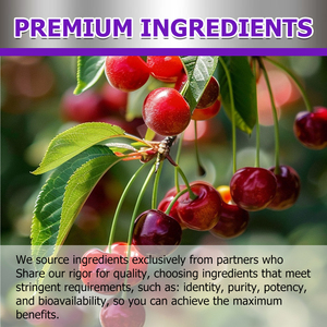 Cápsulas de Extracto de Cereza con Extracto de Pimienta Negra para Venta al Por Mayor, Personalizables, Favorecen la Recuperación Muscular y la Calidad del Sueño - Product Image 5