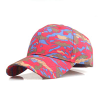 X&K Custom Plain Camo Machine Geborduurde 6-delige Canvas Baseball Caps voor Heren - verstelbare katoenen petten zomerse modieuze letterprint
