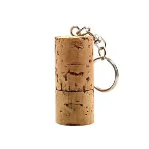 Wooden USB Gift 16 GB Flash Stick Multi Functional With Key Chain Memory Customized Logo Wood Usb Flash Drive Supplier